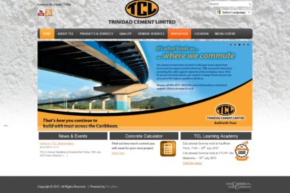 Trinidad Cement Limited (TCL) Website