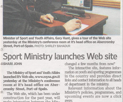 The Ministry of Sport and Youth Affairs Website