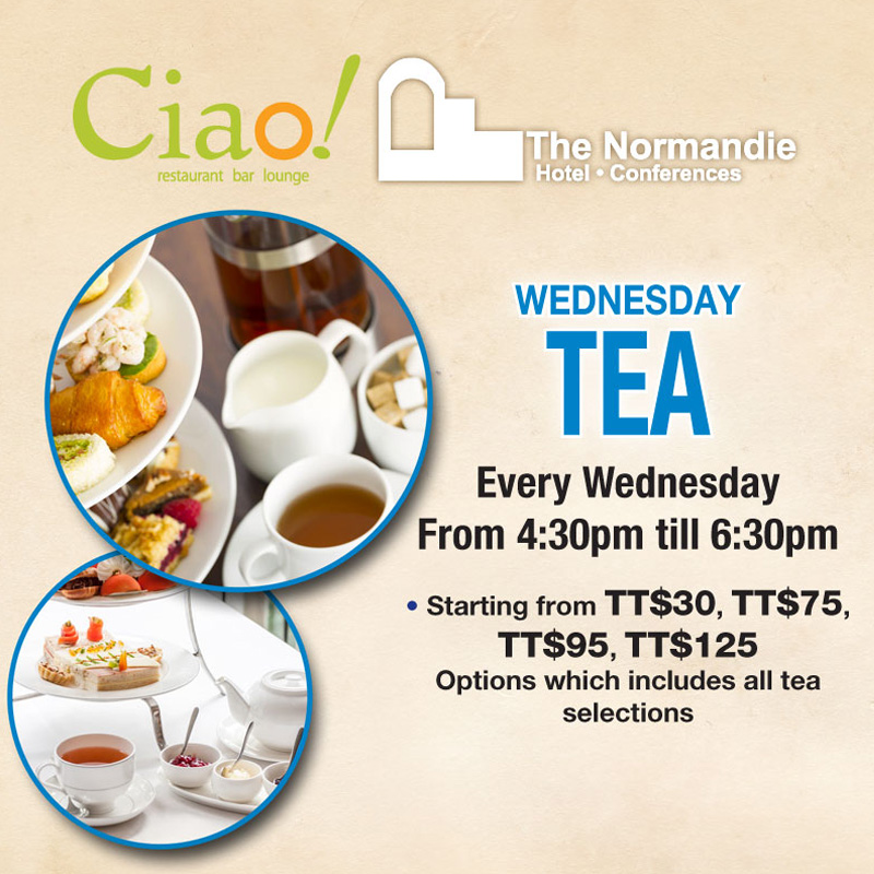 Ciao! Restaurant - Wednesday Tea