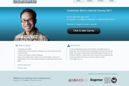 Caribbean Men's Internet Survey