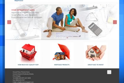 Home Mortgage Bank Website