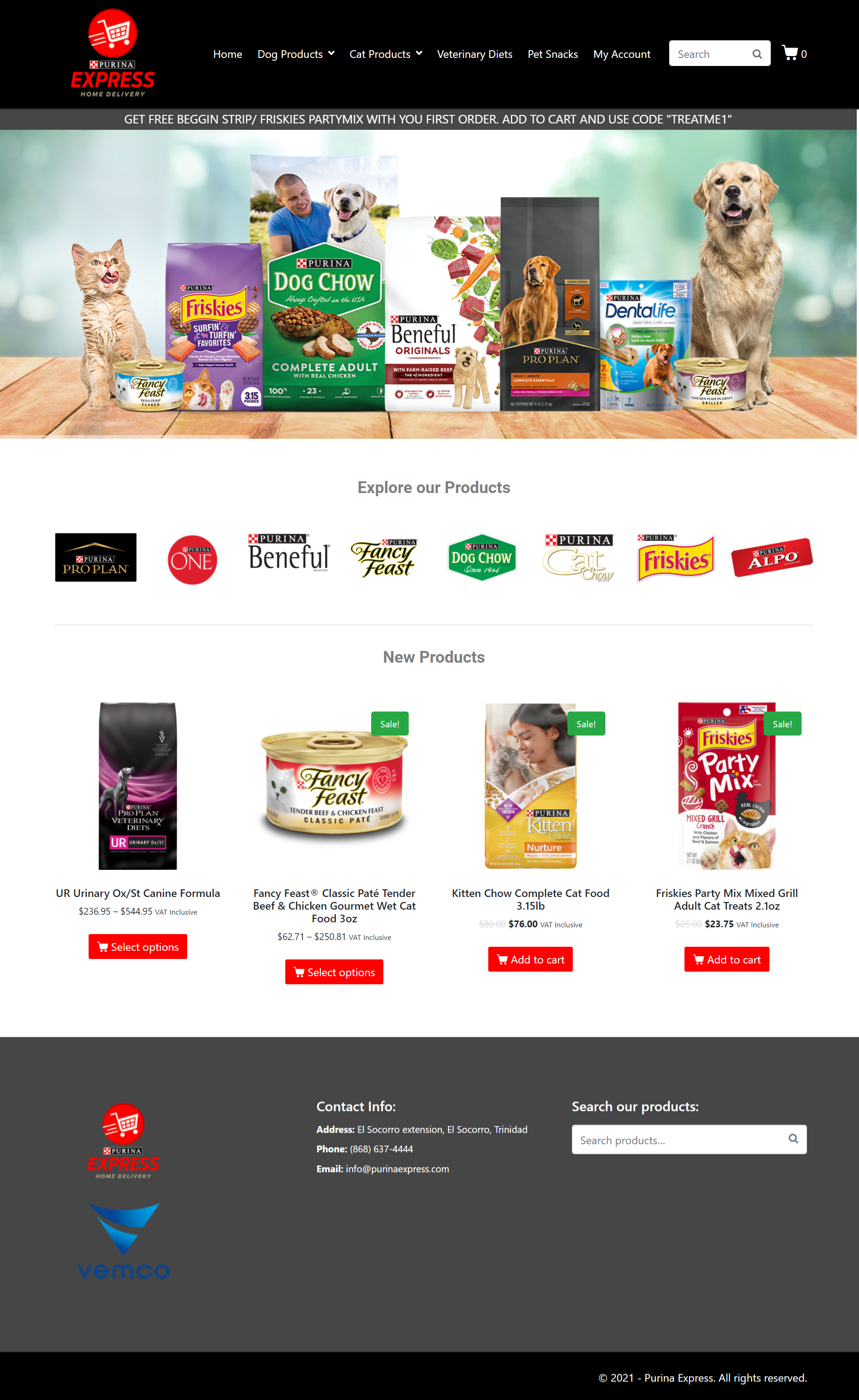 PURINA EXPRESS WEBSITE